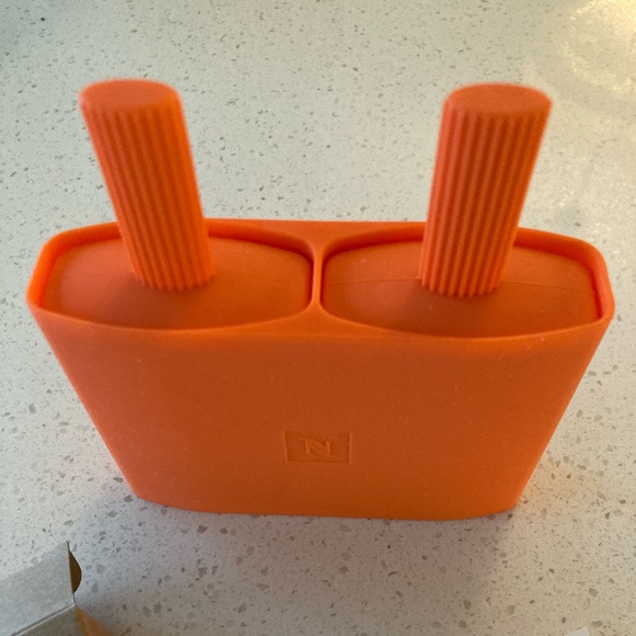 🎁 Nespresso Ice Lolly Mould Orange Mold Silicone Cream Popsicle NEW - Picture 5 of 10